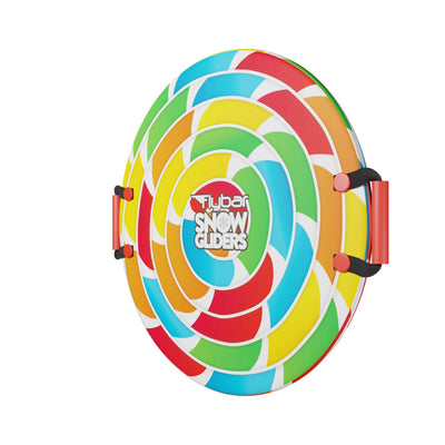 Flybar Kids 26” Foam Disc Snow Sled with Slick Bottom & PE Core Build, Holds Up To 110 Lbs - Flybar1