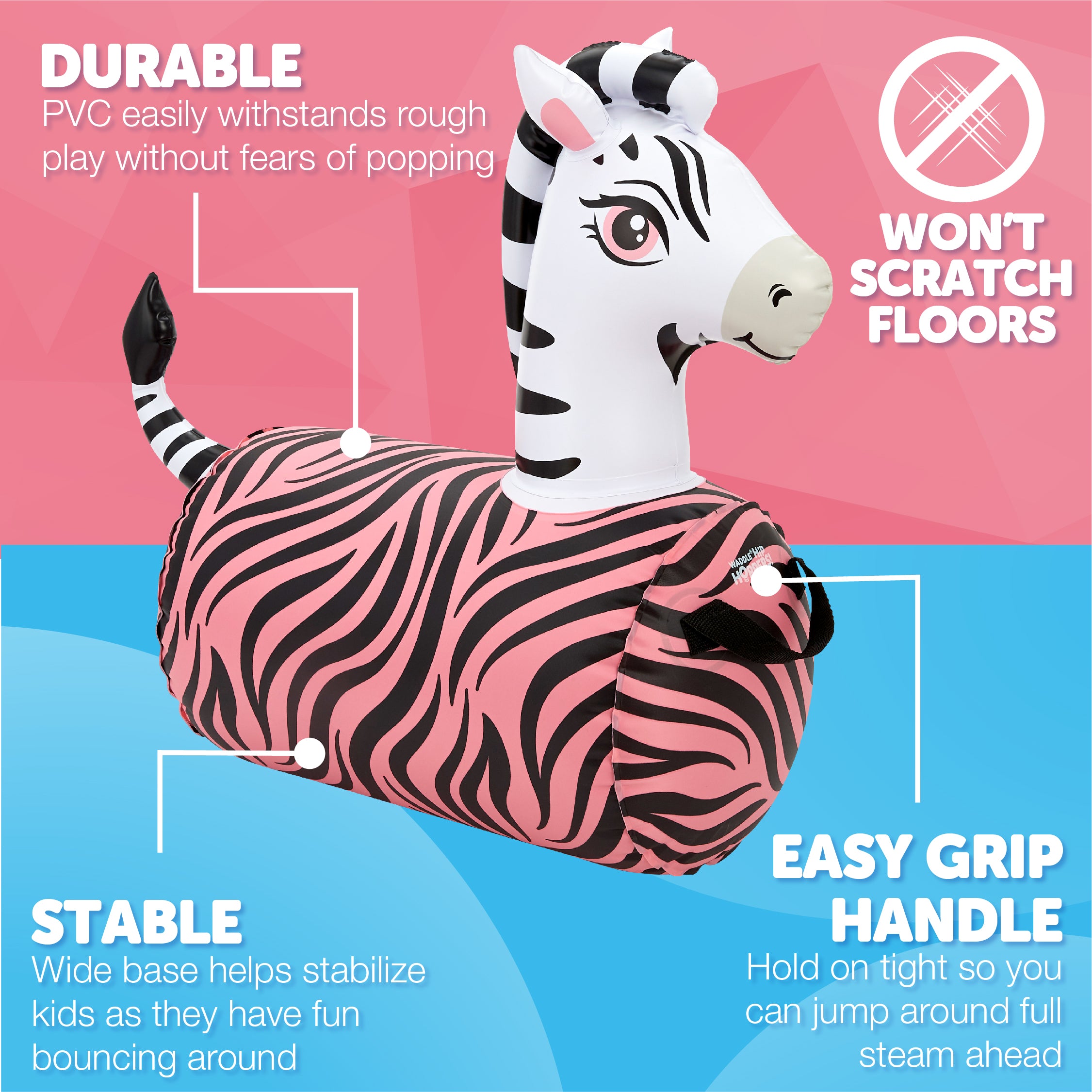 Waddle Small Hip Hopper Inflatable Bouncer