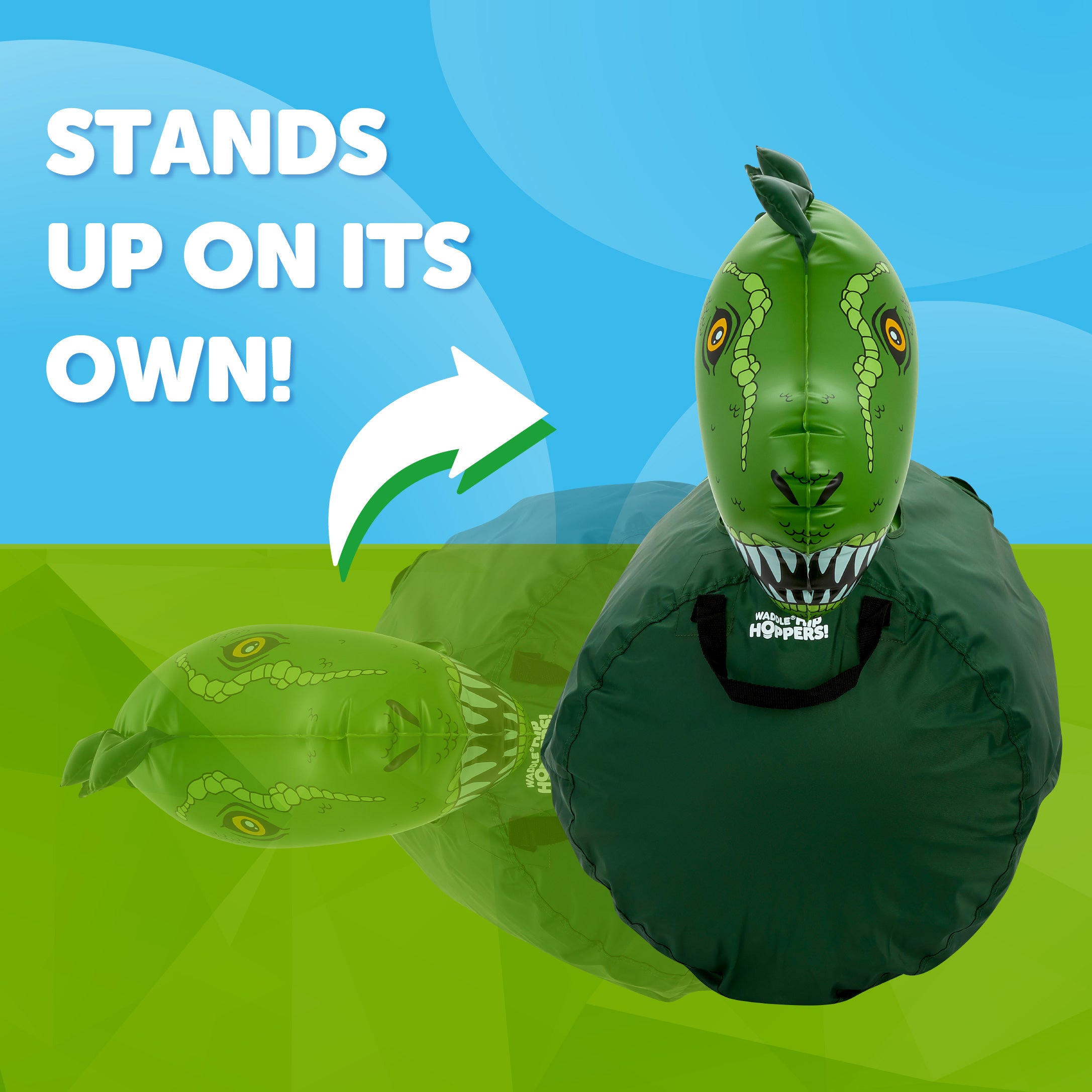 Waddle Large Hip Hopper Inflatable Bouncer, Ages 5+