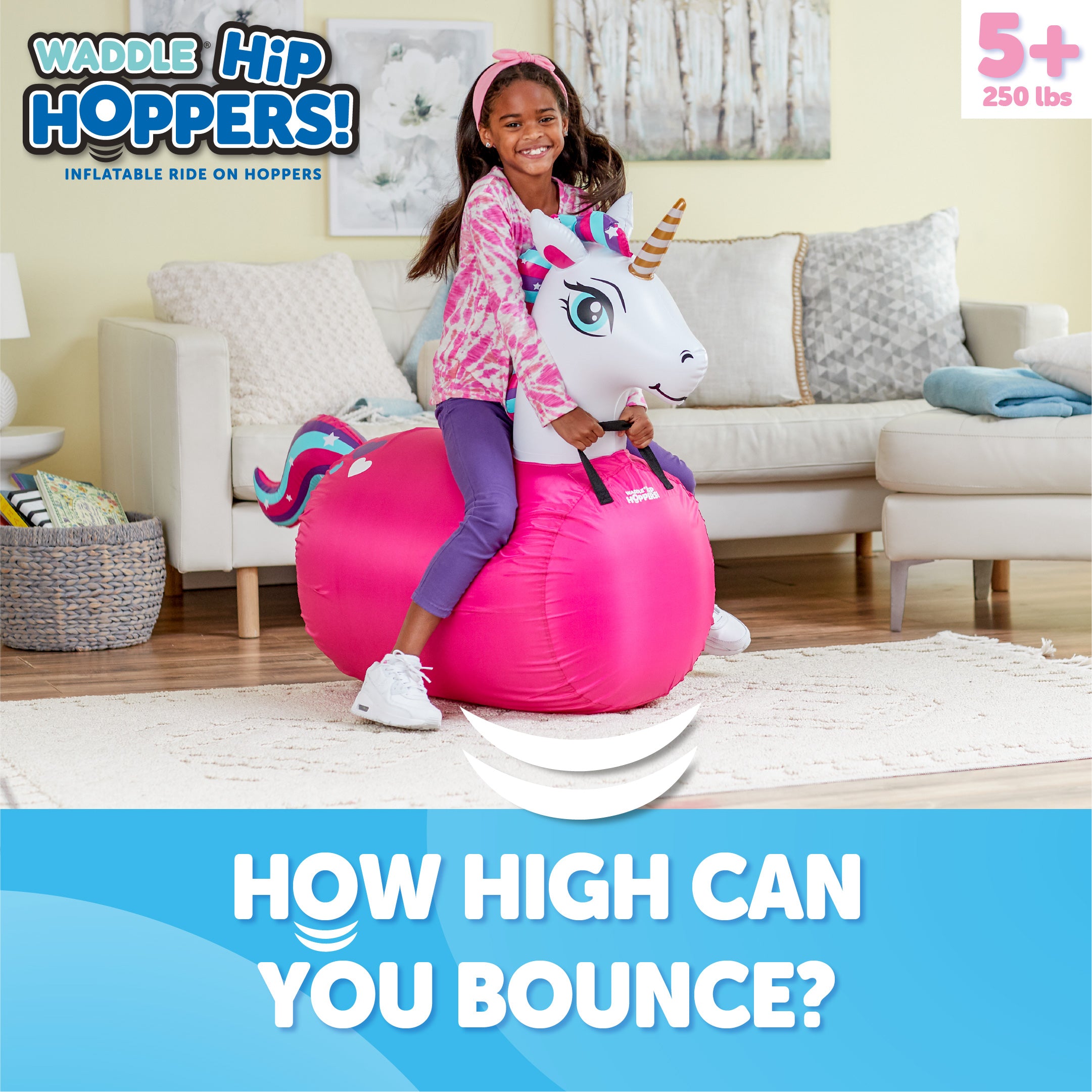 Unicorn bouncer online chair