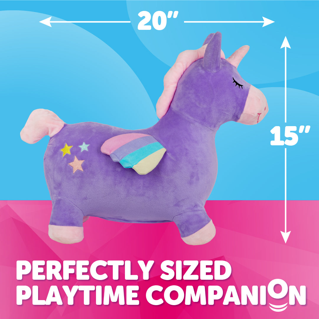 Waddle Washable Plush Cover Bouncy Animal Hoppers, Ages 2+