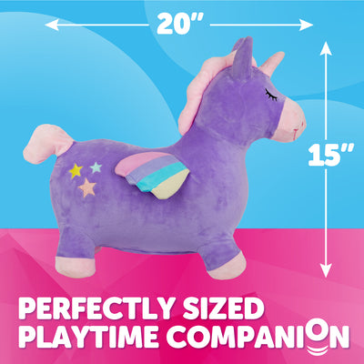 Waddle Washable Plush Cover Bouncy Animal Hoppers, Ages 2+