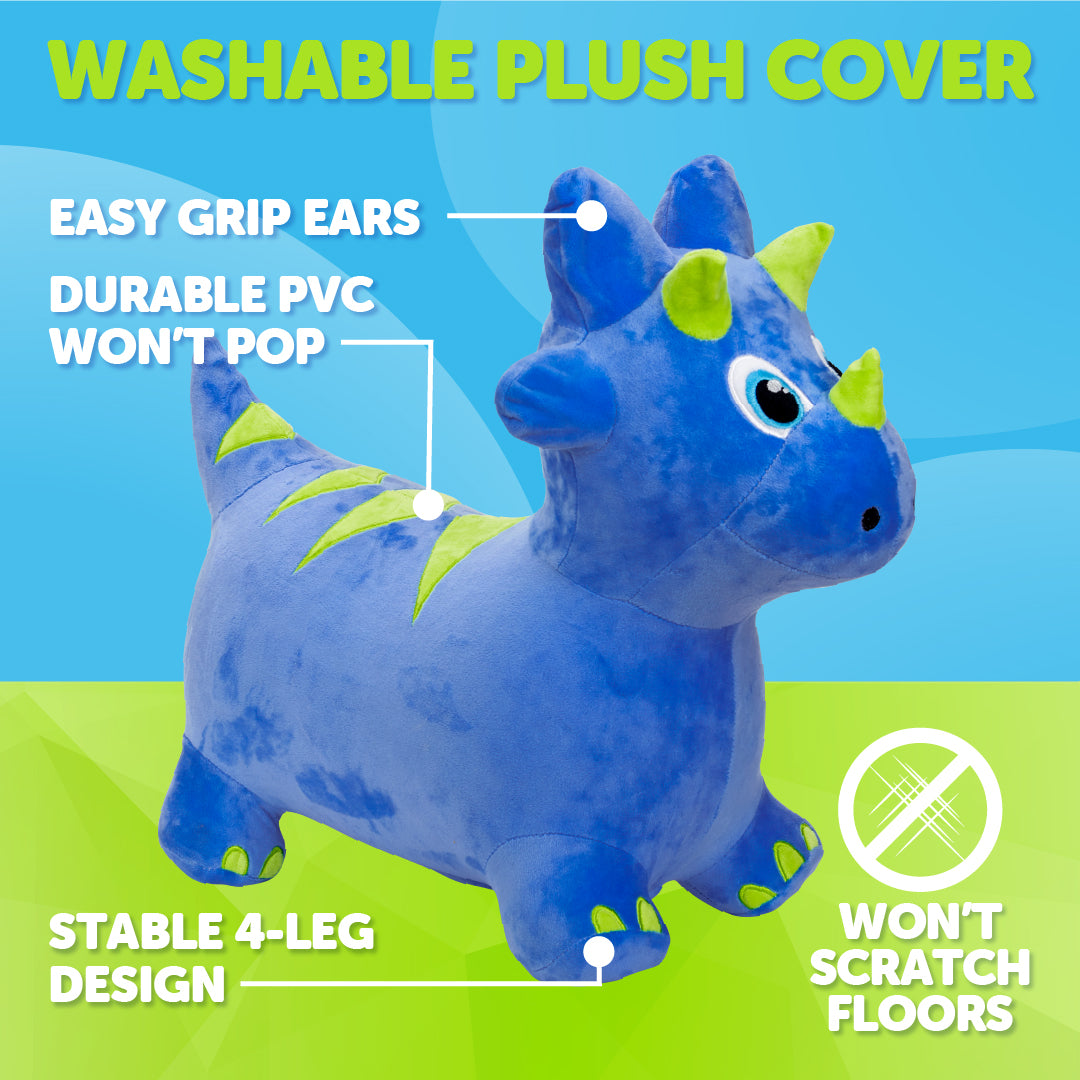 Waddle Washable Plush Cover Bouncy Animal Hoppers, Ages 2+
