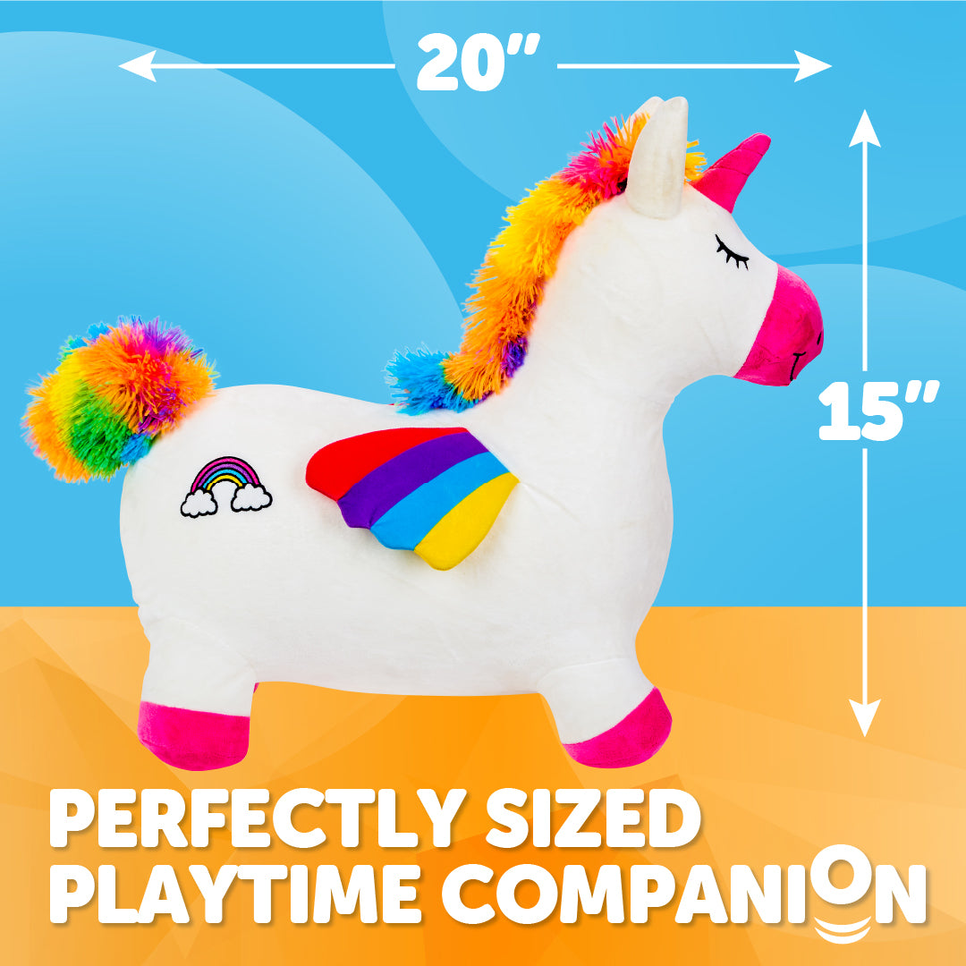 Waddle Washable Plush Cover Bouncy Animal Hoppers, Ages 2+