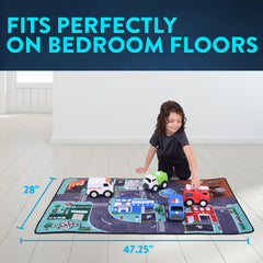Power Gearz LED Light Up Kids Carpet Playmat
