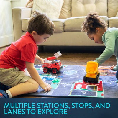 Power Gearz LED Light Up Kids Carpet Playmat
