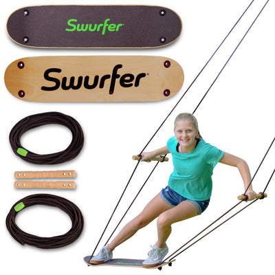 TreeSkate Stand Up Skateboard Tree Swing, Ages 6+